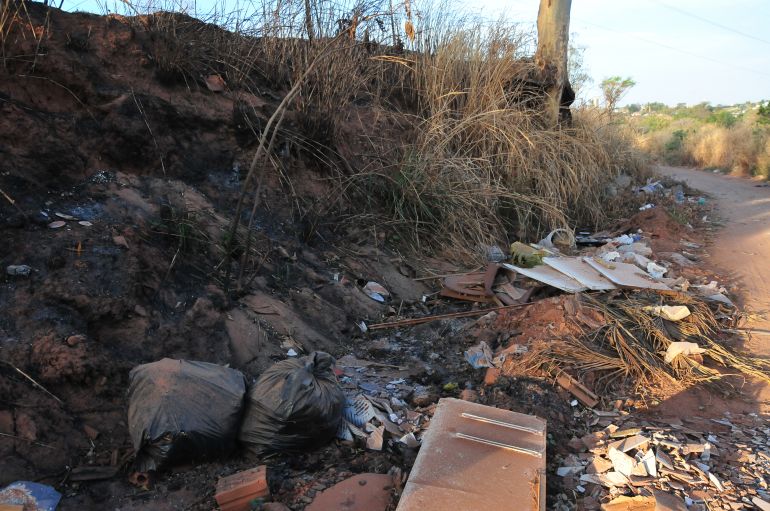 Marcio Oliveira - Diversos materiais são descartados na estrada, assim como restos de animais mortos