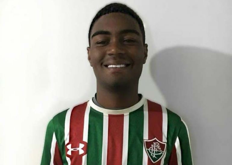 Cedida/ Felipe dos Santos: Felipe, ex-azulão, já veste camisa do Fluminense mas ainda aguarda primeira partida