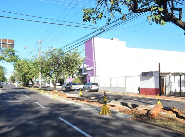 Marcio Oliveira - Repaginação foi iniciada no cruzamento com a Avenida Brasil