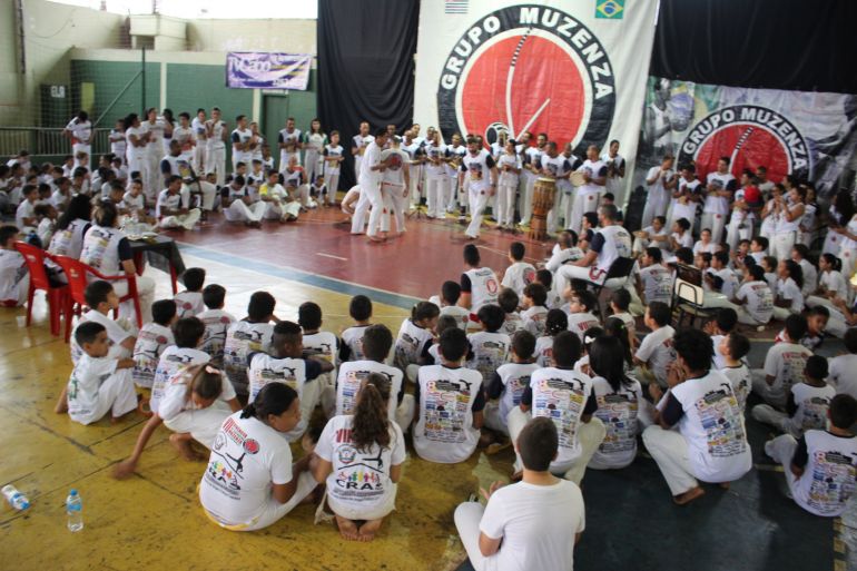 Cedida/Adriano Curió: Evento realizou a troca de graduações entre capoeiristas