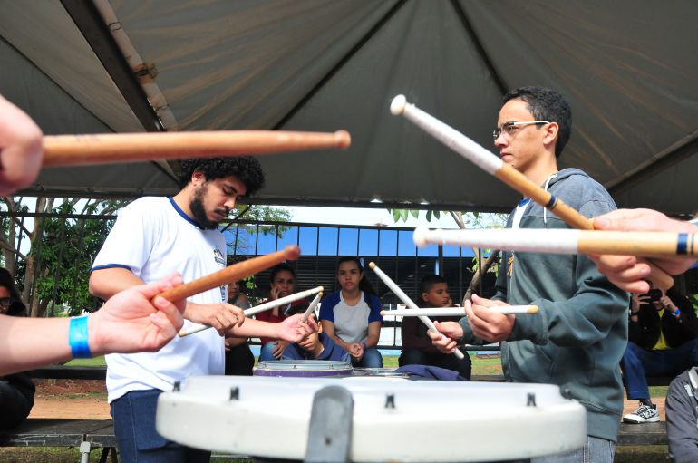 Marcio Oliveira - Logo pela manhã de ontem, músicos fizeram reconhecimento da pista e afinação dos instrumentos