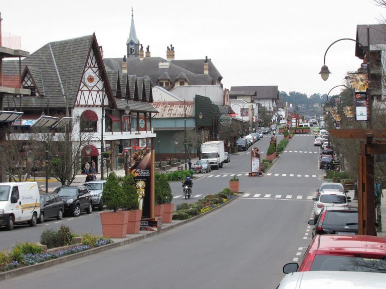 Cidade de Gramado, a mais visitada na Serra Gaúcha