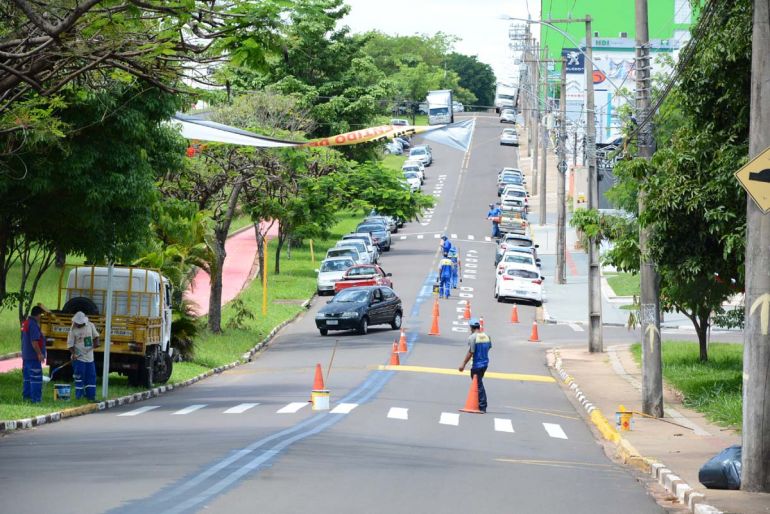 Marcos Sanches/Secom - Nova sinalização faz parte das obras de infraestrutura viária naquela região da cidade