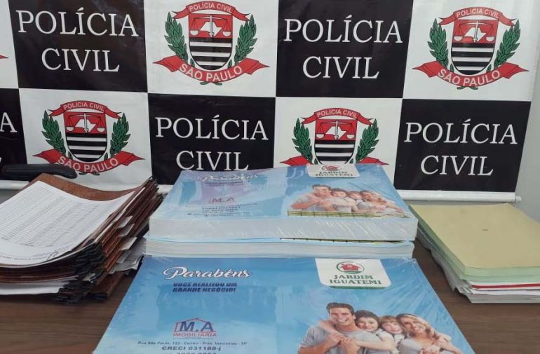 Polícia Civil - Operação policial resultou na apreensão de documentos na região