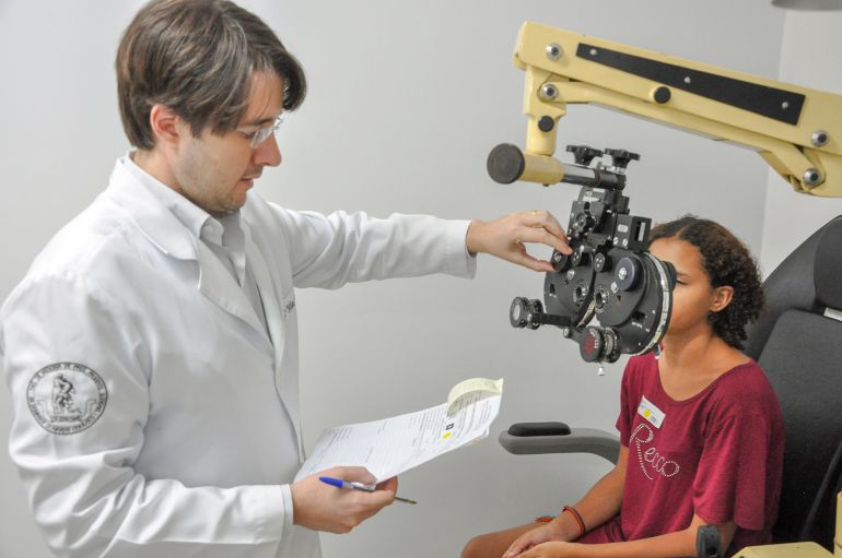 João Paulo Barbosa/AI da Unoeste/Cedida - Projeto de acuidade visual visa melhorar qualidade de vida de alunos