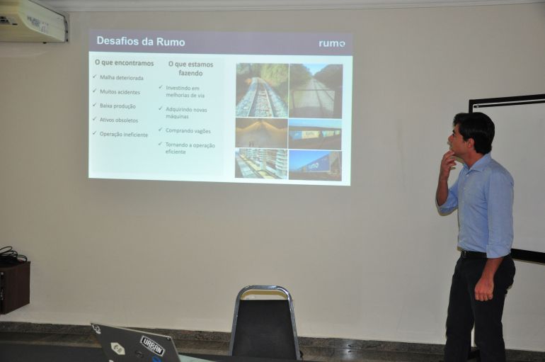 José Reis - Rumo apresentou possíveis soluções para transporte ferroviário na região