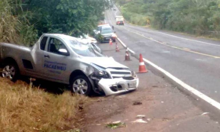 Folha Regional/Cedida - Corpo que estava no veículo acidentado foi removido e preparado para o velório